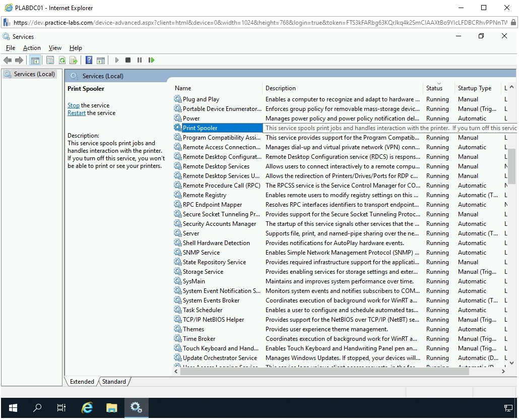 Figure 3.28 Screenshot of PLABWIN10