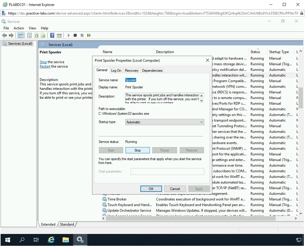 Figure 3.29 Screenshot of PLABWIN10