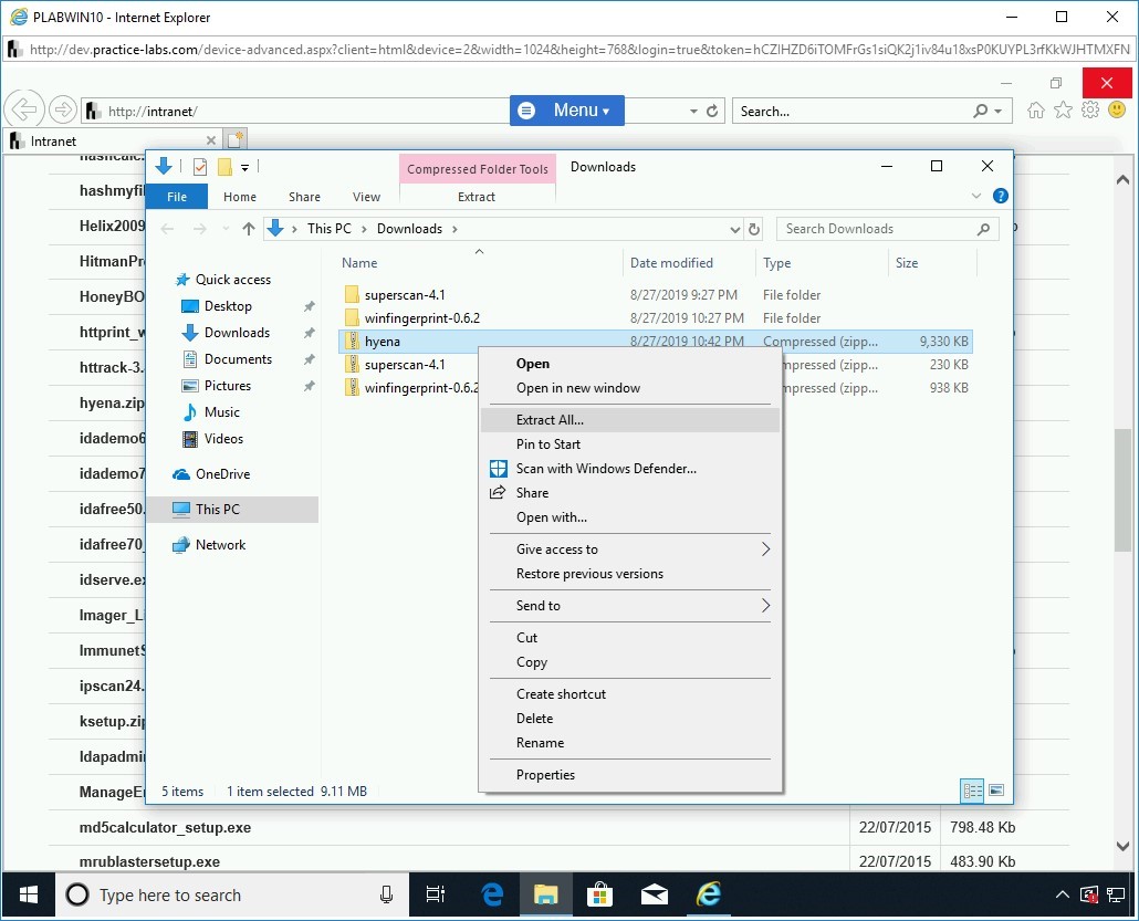 Figure 1.45 Screenshot of PLABWIN10