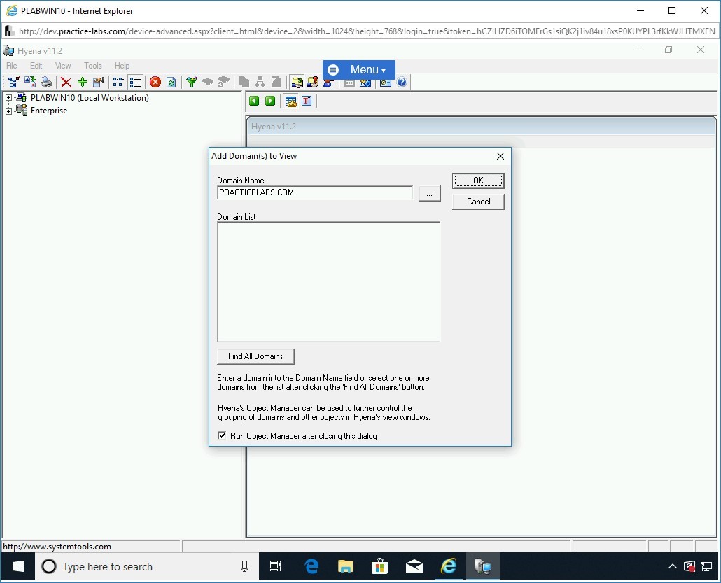 Figure 1.63 Screenshot of PLABWIN10
