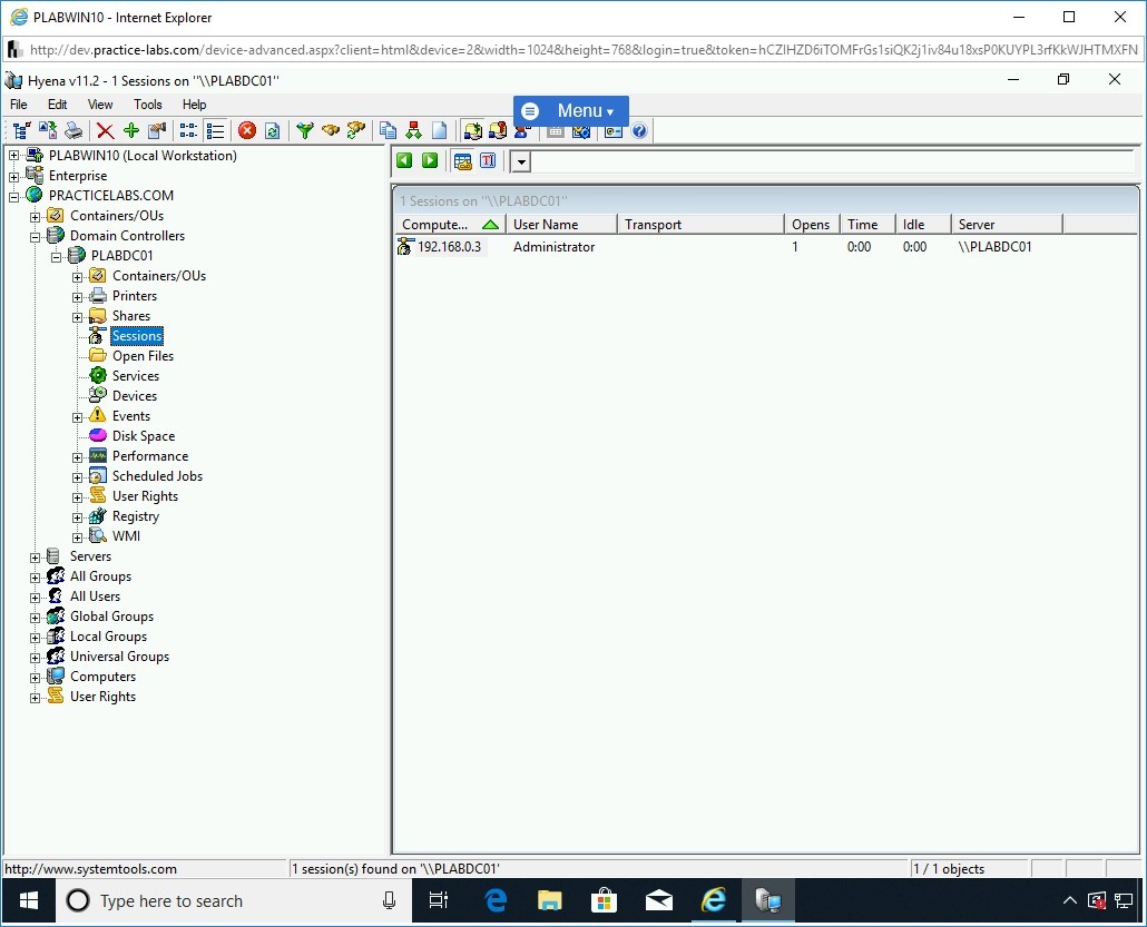 Figure 1.67 Screenshot of PLABWIN10