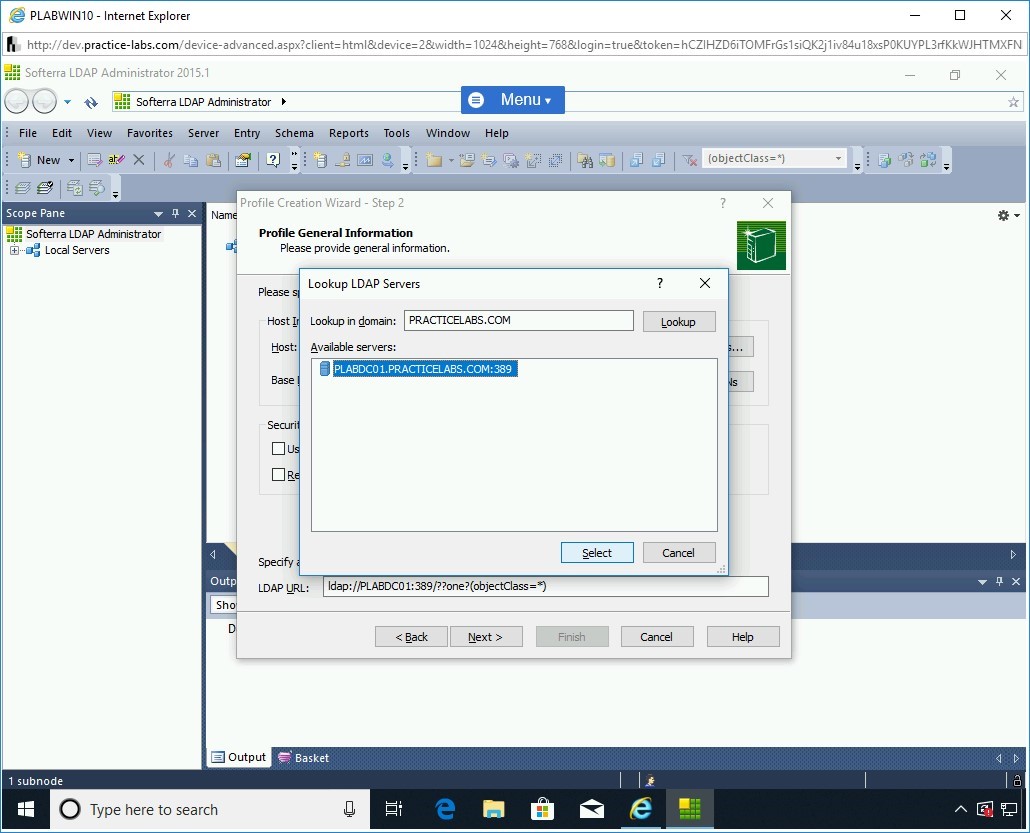 Figure 1.85 Screenshot of PLABWIN10