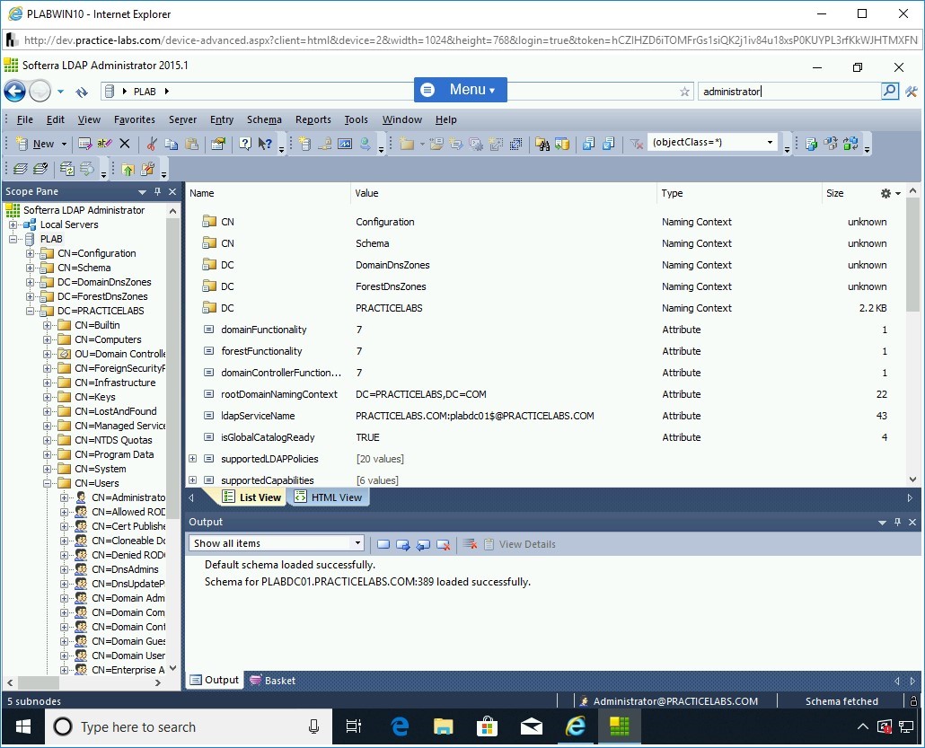 Figure 1.91 Screenshot of PLABWIN10