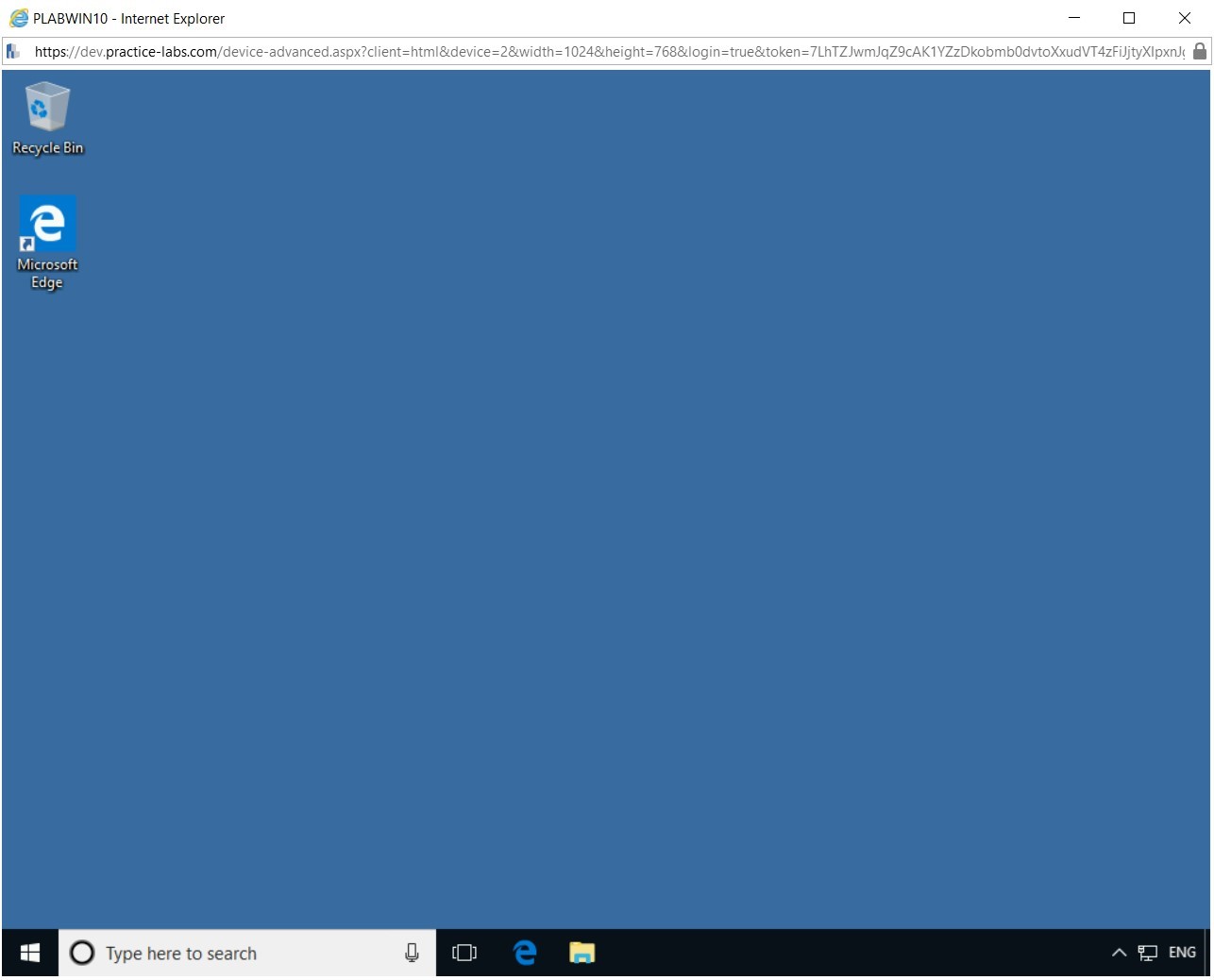 Figure 1.1 Screenshot of PLABWIN10