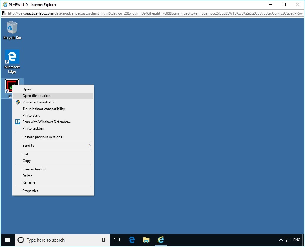 Figure 2.4 Screenshot of PLABKALI01