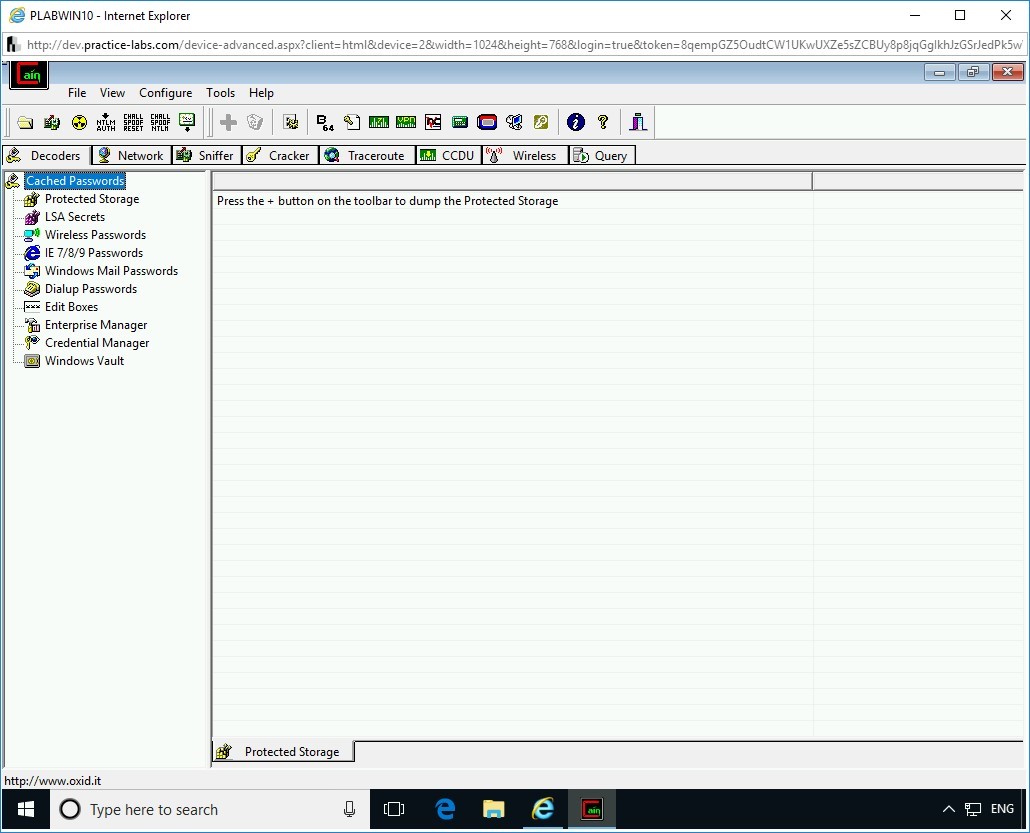 Figure 2.14 Screenshot of PLABWIN10