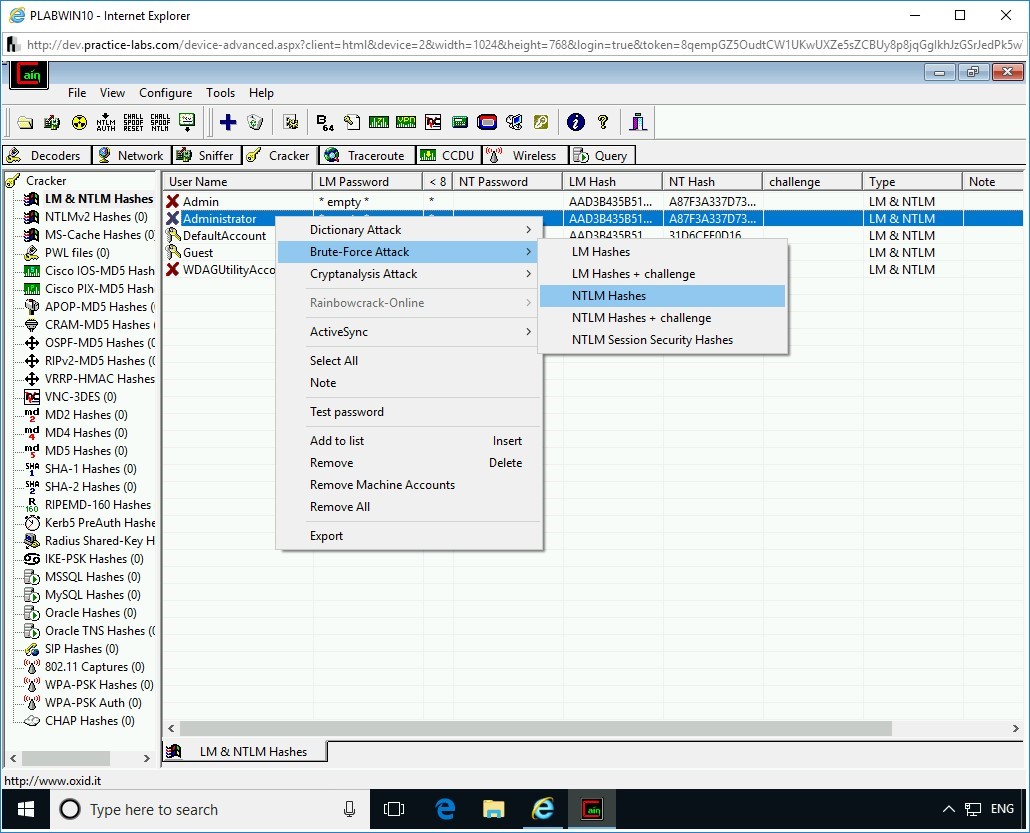 Figure 2.19 Screenshot of PLABWIN10