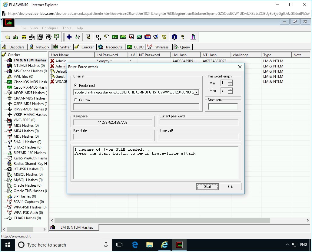 Figure 2.21 Screenshot of PLABWIN10