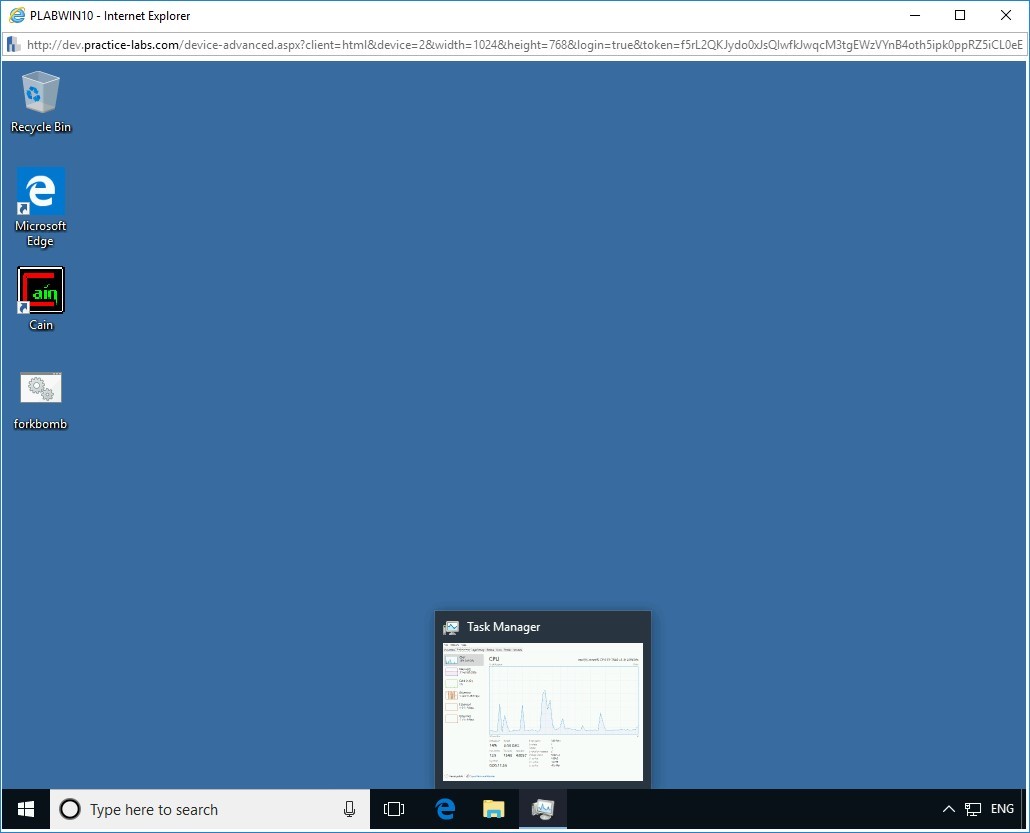Figure 1.11 Screenshot of PLABWIN10