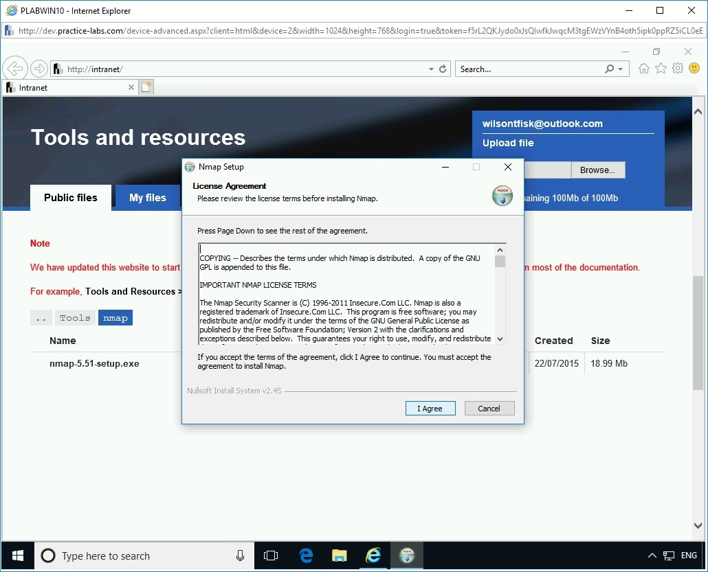 Figure 4.6 Screenshot PLABWIN10