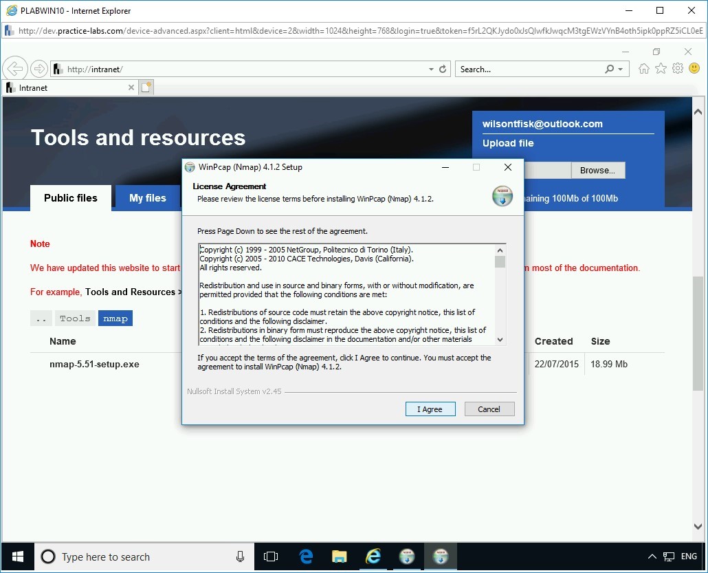 Figure 4.11 Screenshot PLABWIN10