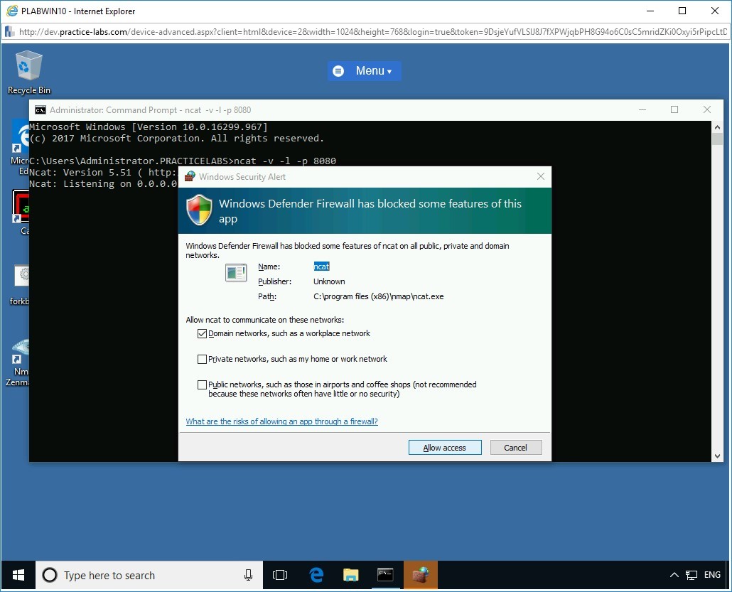 Figure 4.22 Screenshot PLABWIN10