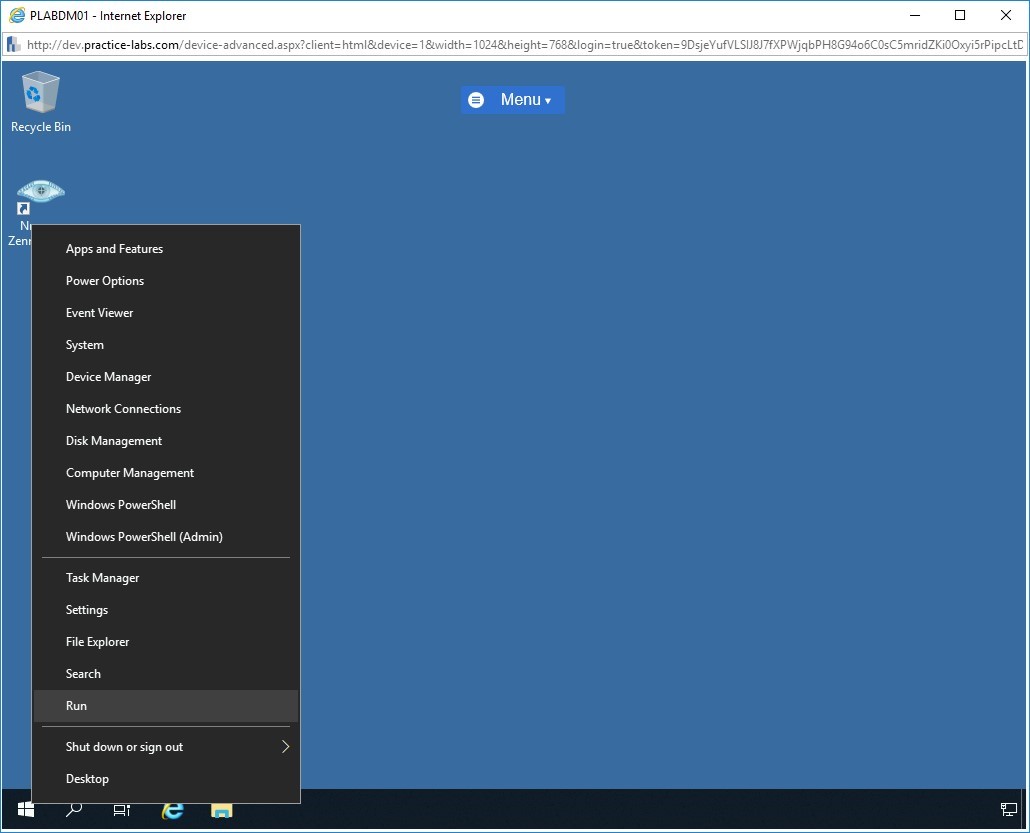Figure 4.25 Screenshot PLABDM01