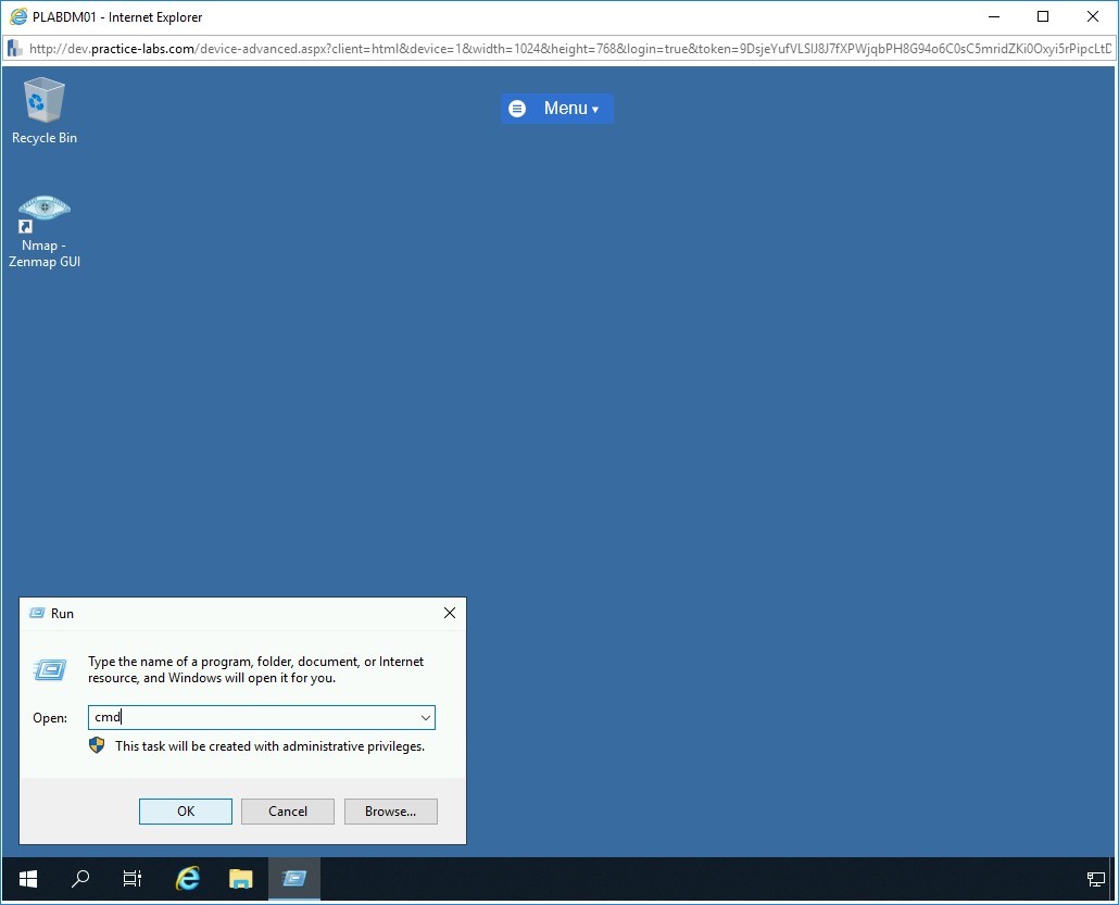 Figure 4.26 Screenshot PLABDM01