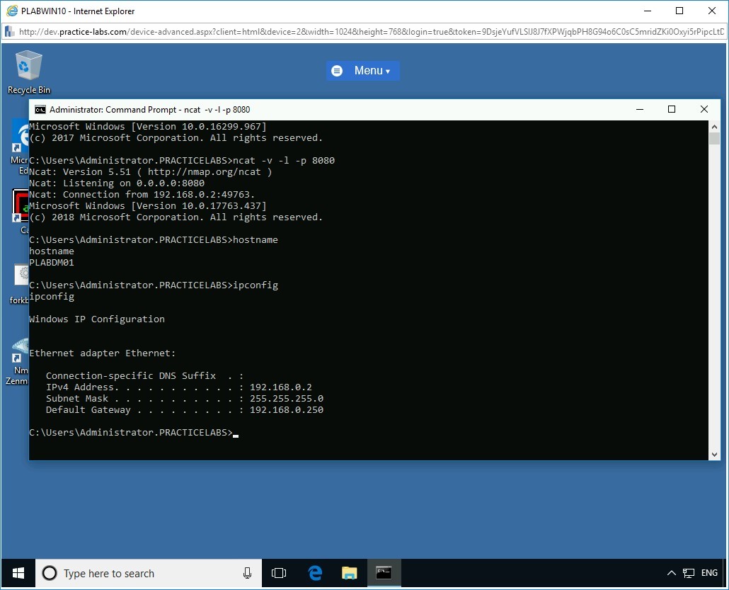 Figure 4.32 Screenshot PLABWIN10