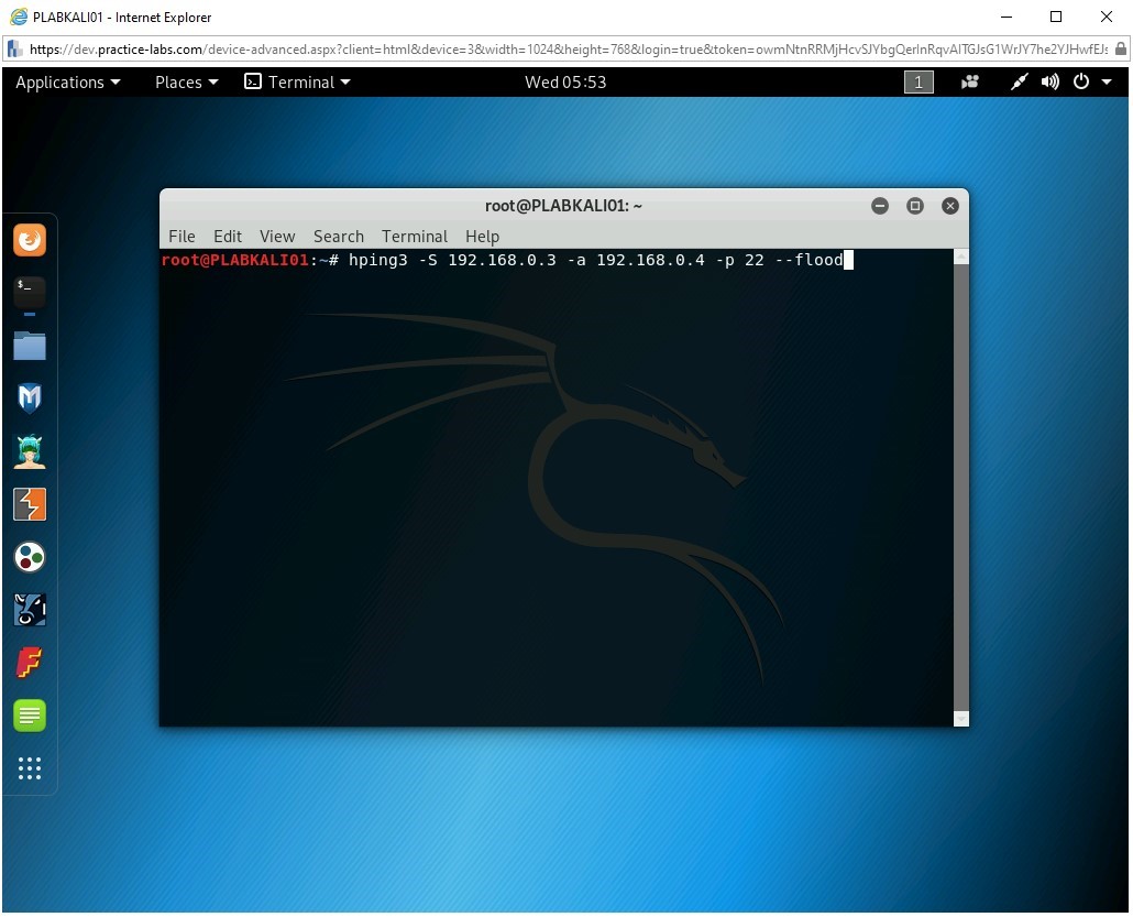 Figure 1.29 Screenshot of PLABKALI01