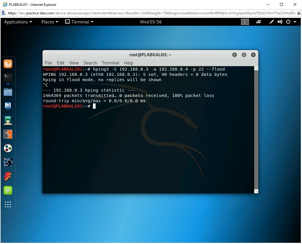 Figure 1.33 Screenshot of PLABKALI01