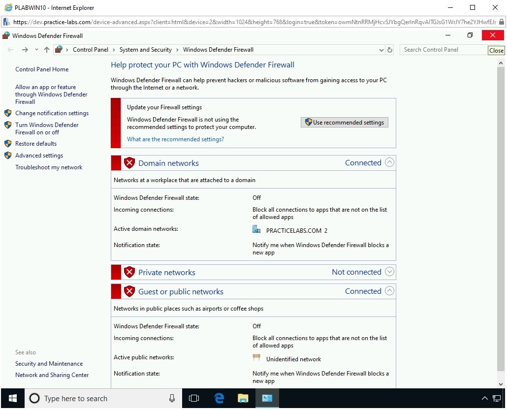 Figure 1.40 Screenshot of PLABWIN10