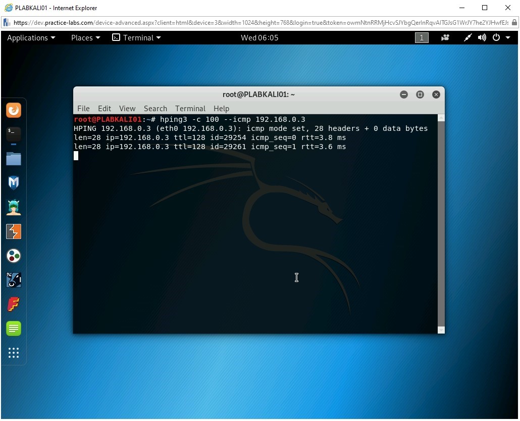 Figure 1.46 Screenshot of PLABKALI01