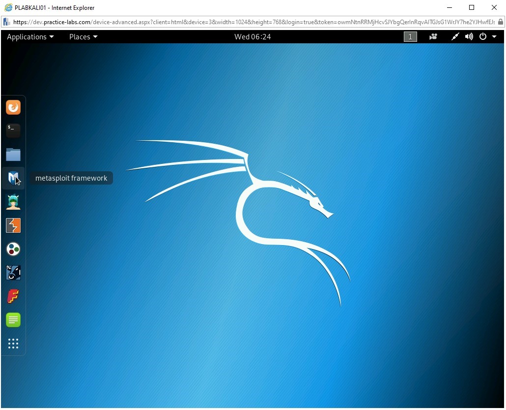 Figure 1.62 Screenshot of PLABKALI01