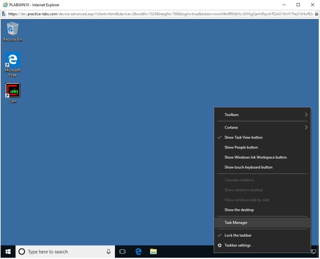 Figure 1.72 Screenshot of PLABWIN10