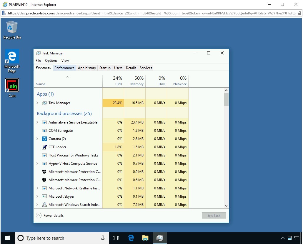 Figure 1.73 Screenshot of PLABWIN10