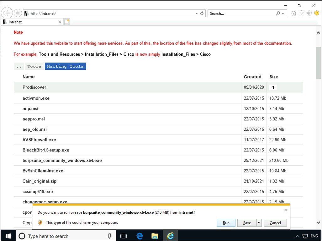 Figure 1.15 Screenshot of PLABWIN10
