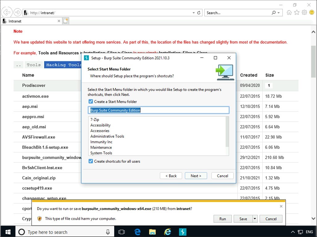 Figure 1.18 Screenshot of PLABWIN10