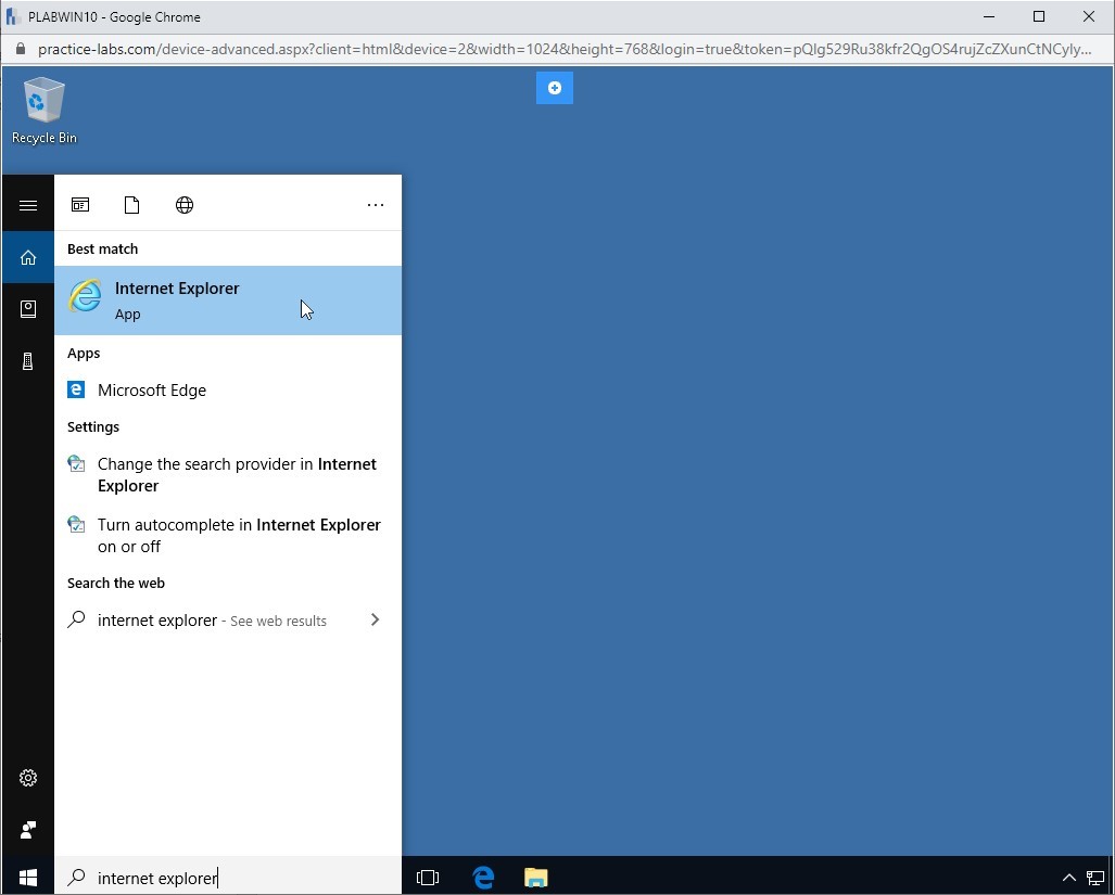 Figure 1.1 Screenshot of PLABWIN10