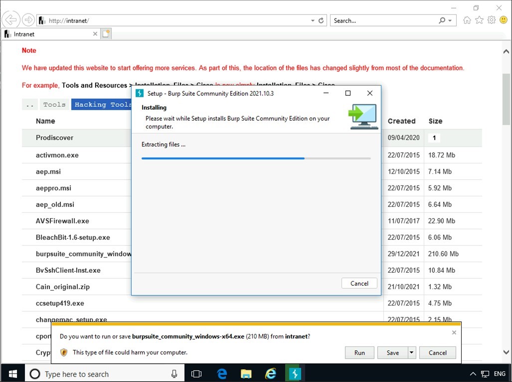 Figure 1.19 Screenshot of PLABWIN10