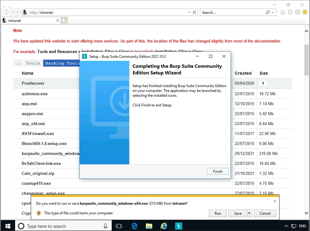 Figure 1.20 Screenshot of PLABWIN10