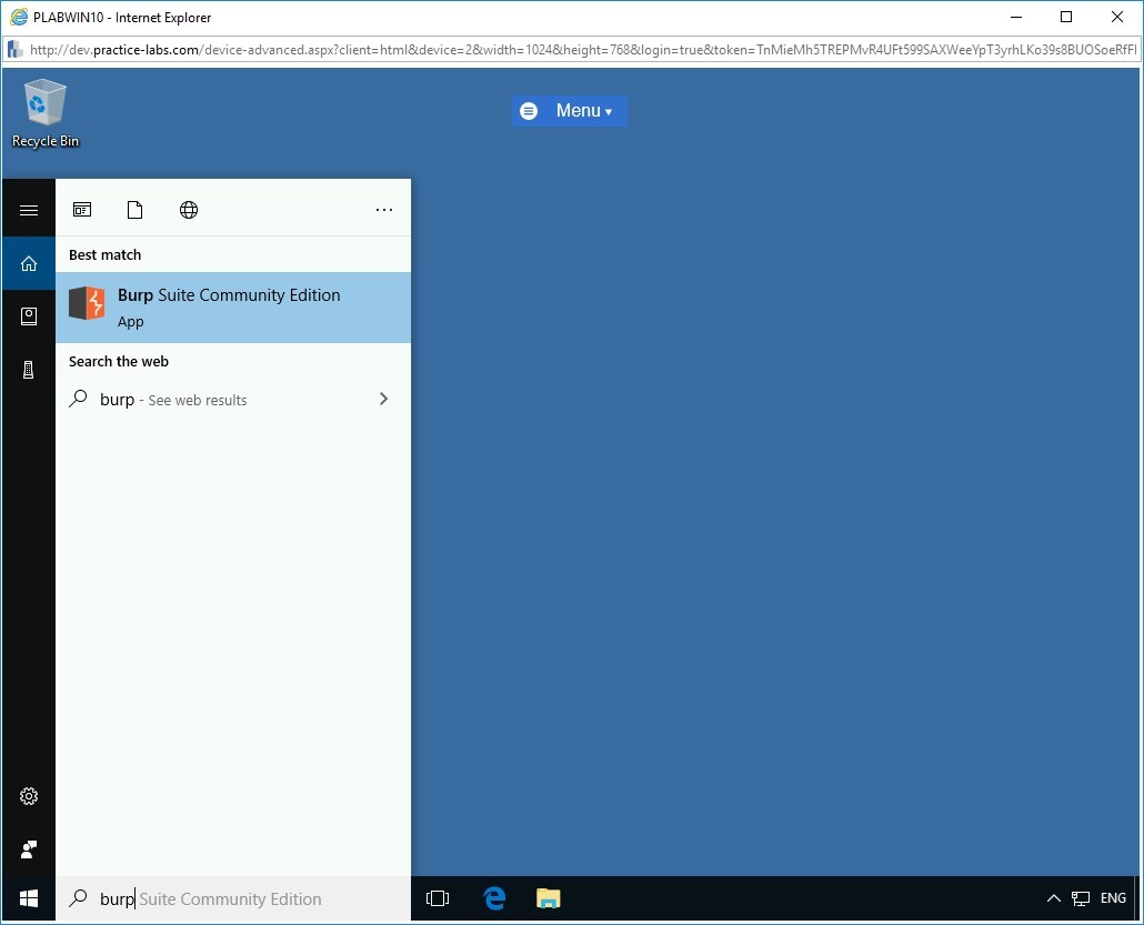 Figure 1.22 Screenshot of PLABWIN10