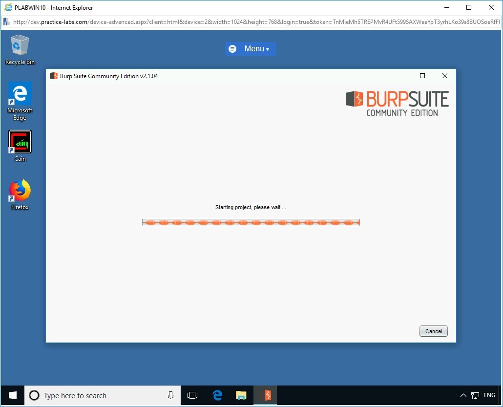 Figure 1.27 Screenshot of PLABWIN10