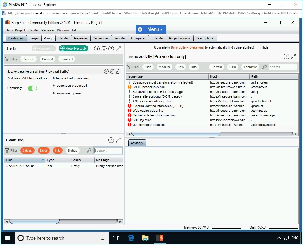 Figure 1.28 Screenshot of PLABWIN10