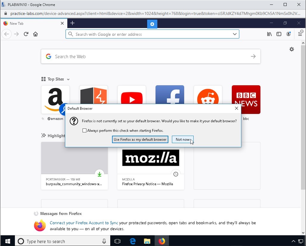 Figure 1.37 Screenshot of PLABWIN10