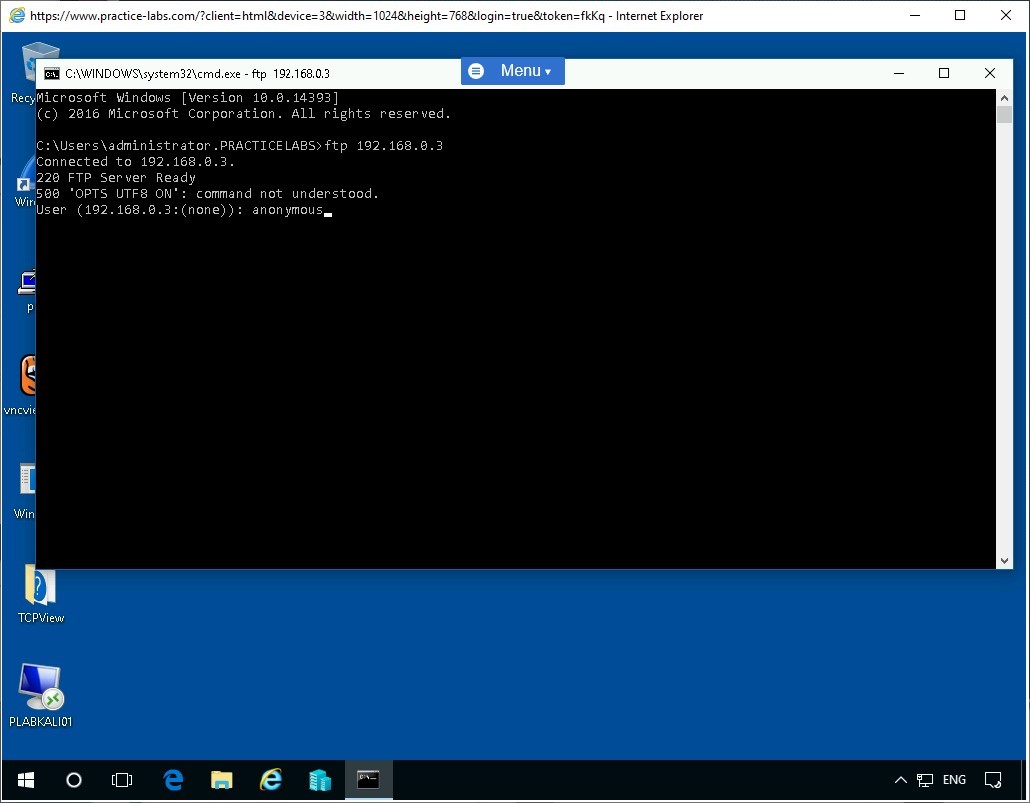 Figure 1.23 Screenshot of PLABWIN10