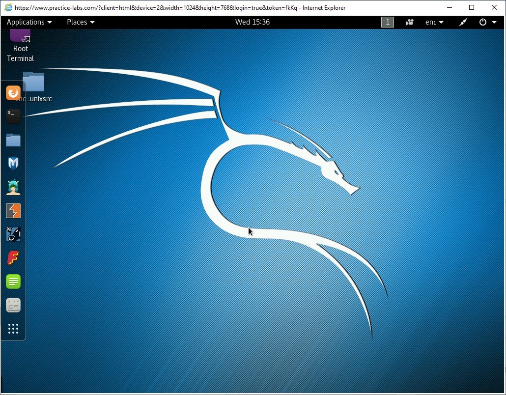 Figure 1.3 Screenshot of PLABKALI01