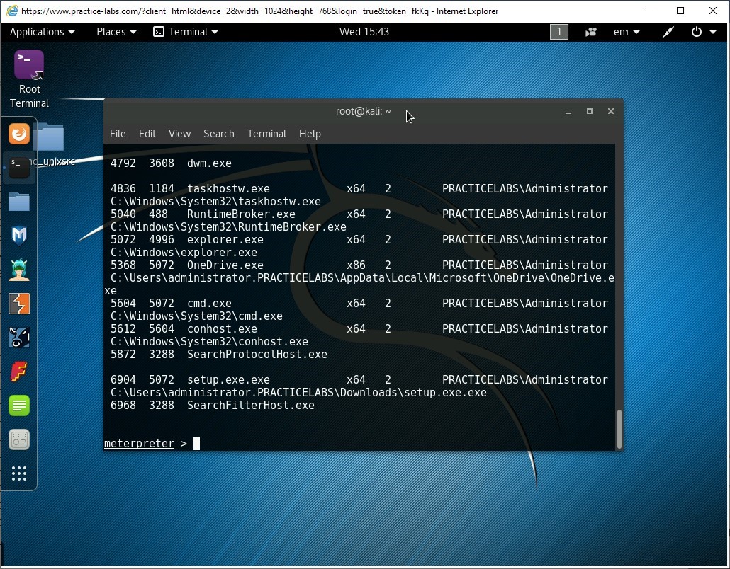Figure 1.36 Screenshot of PLABKALI01