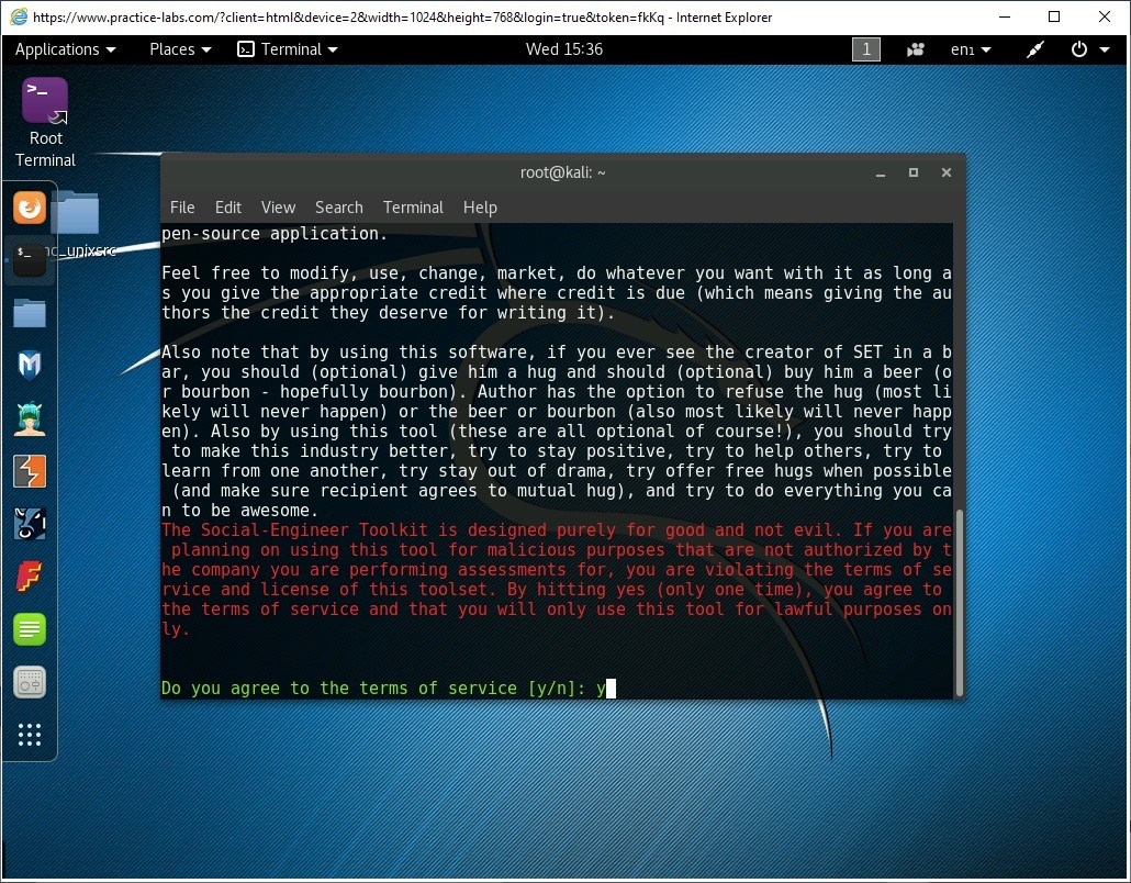 Figure 1.6 Screenshot of PLABKALI01