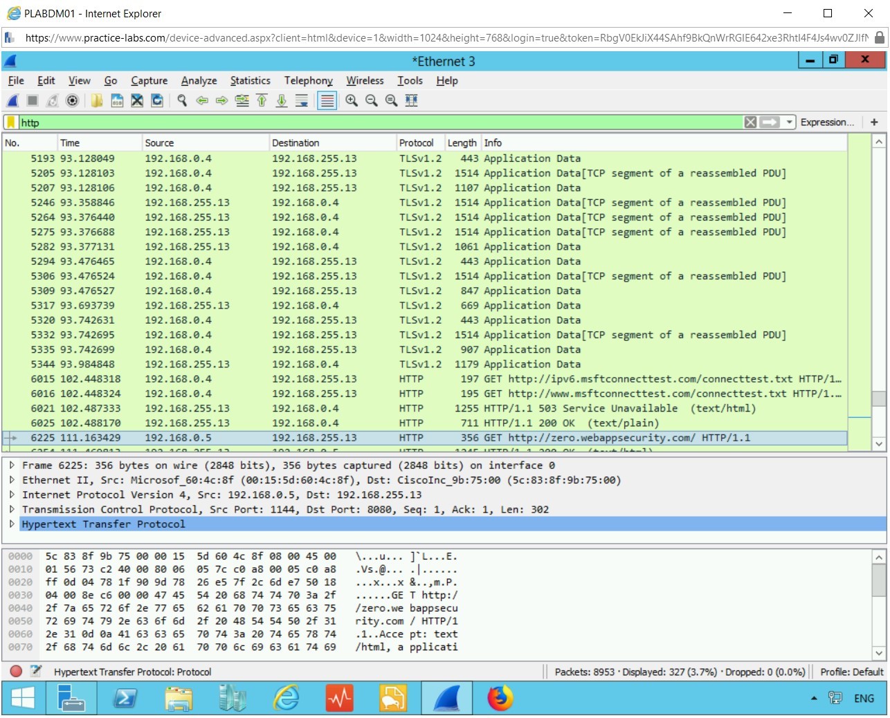 Figure 2.3 Screenshot of PLABDM01