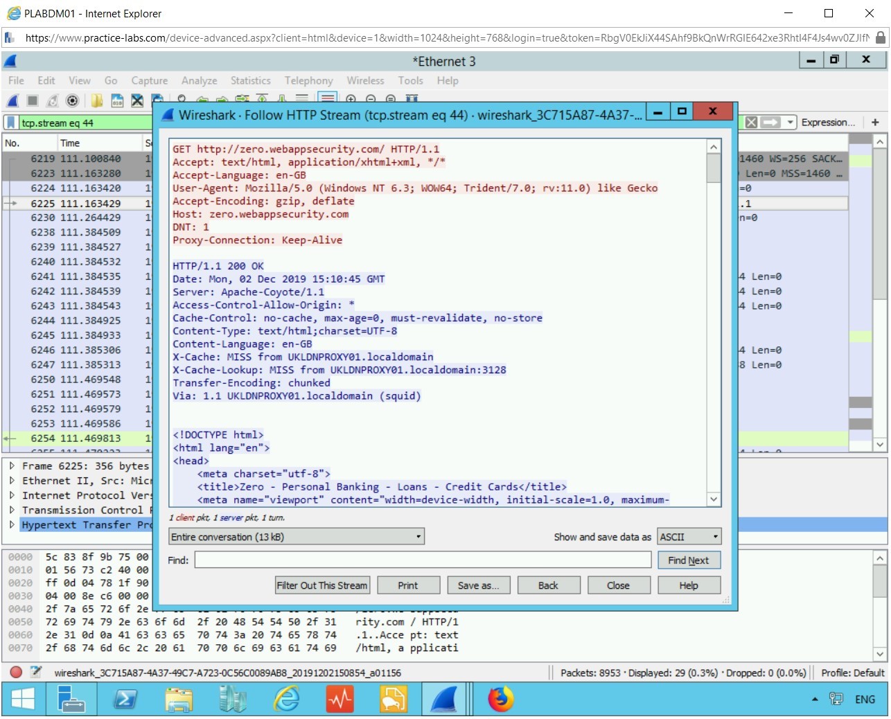 Figure 2.4 Screenshot of PLABDM01