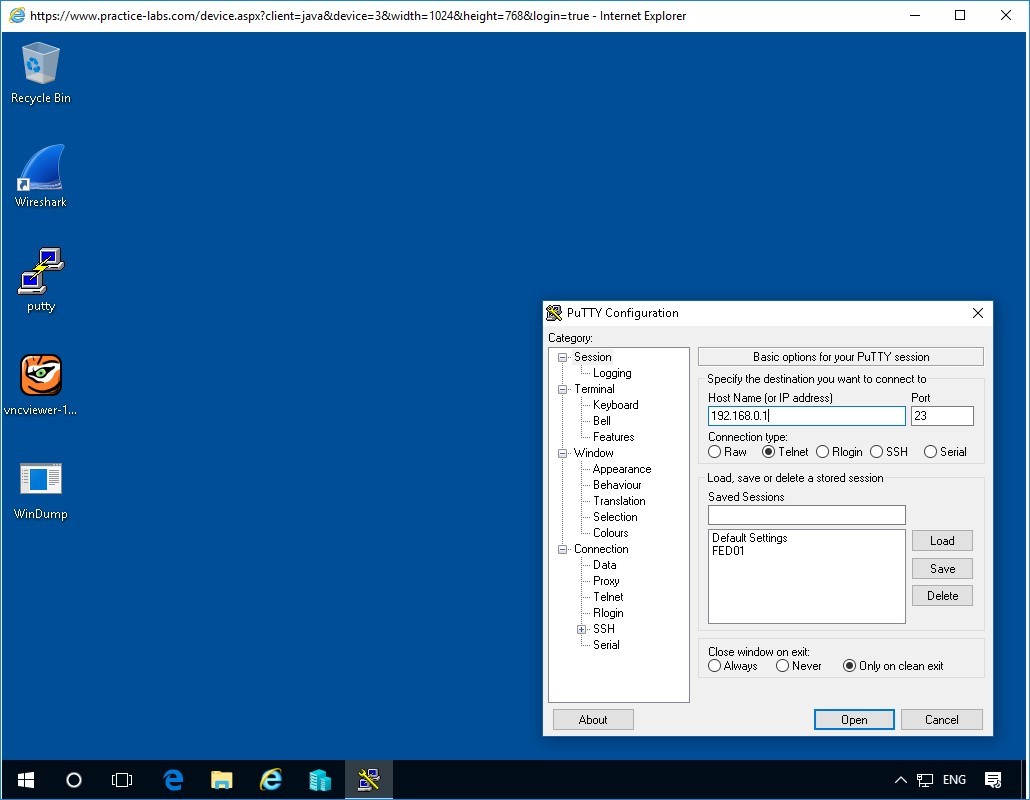Figure 1.2 Screenshot of PLABWIN10