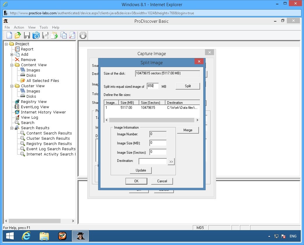 Ảnh chụp màn hình Practice Labs.