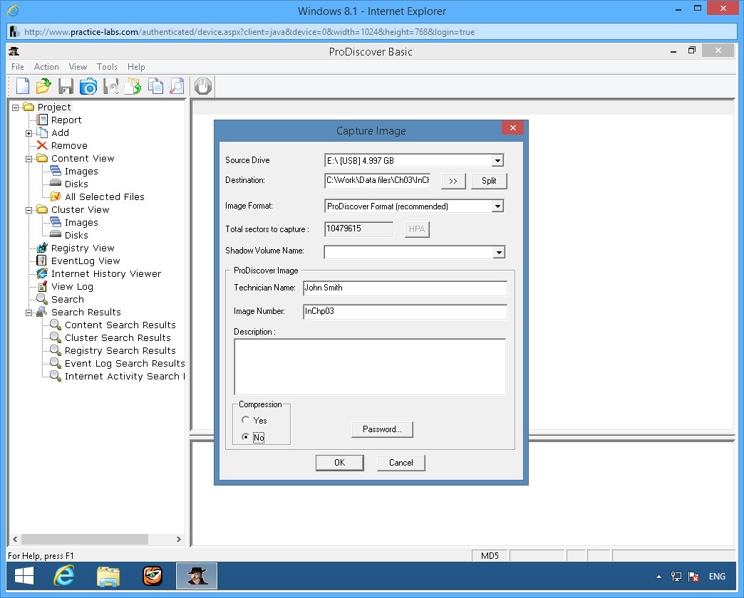 Ảnh chụp màn hình Practice Labs.