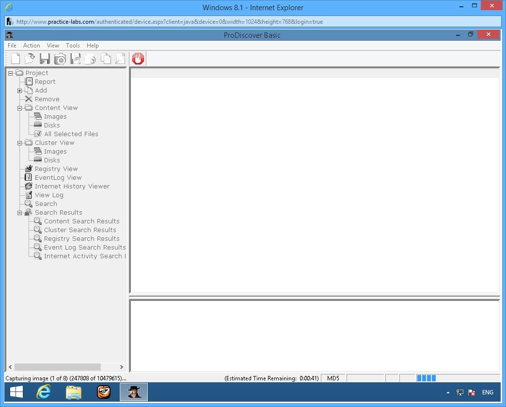 Ảnh chụp màn hình Practice Labs.
