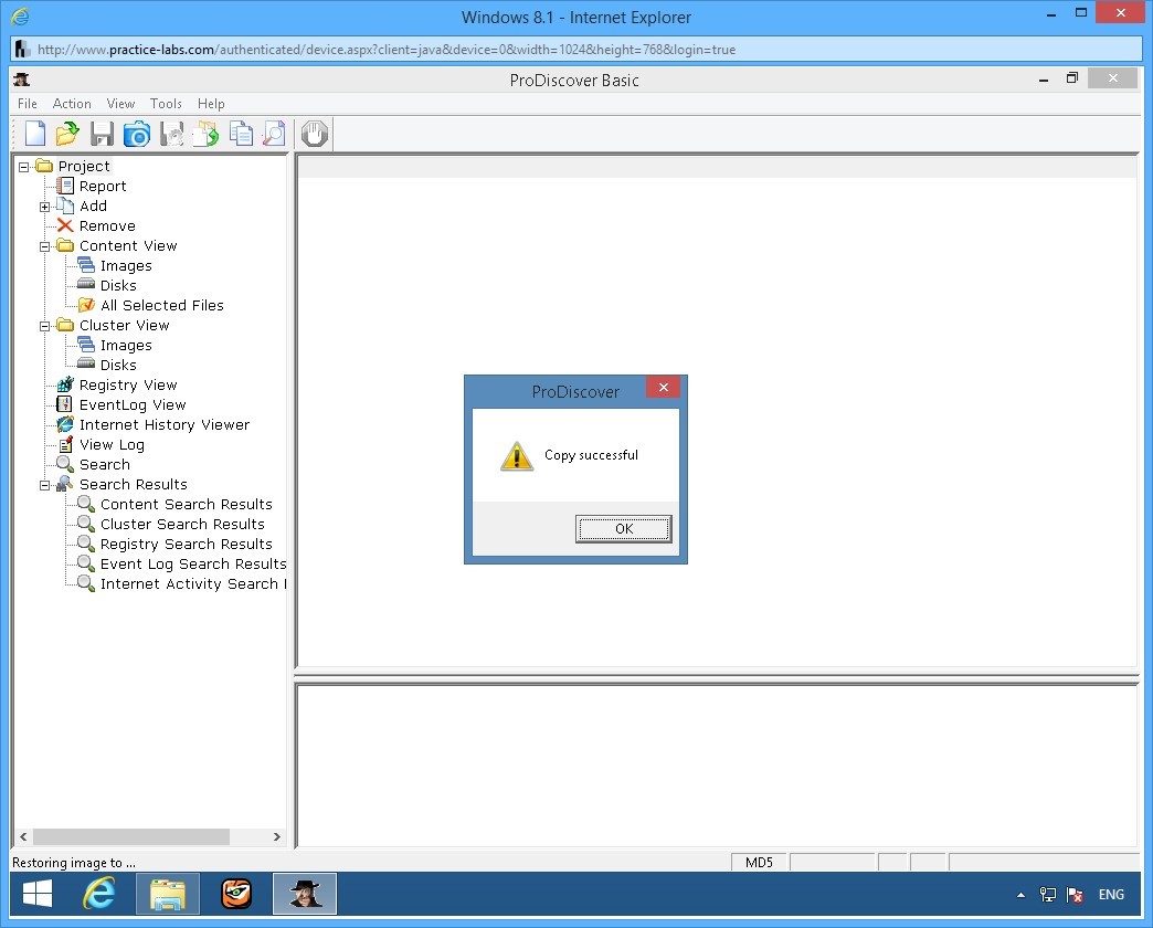 Ảnh chụp màn hình Practice Labs.