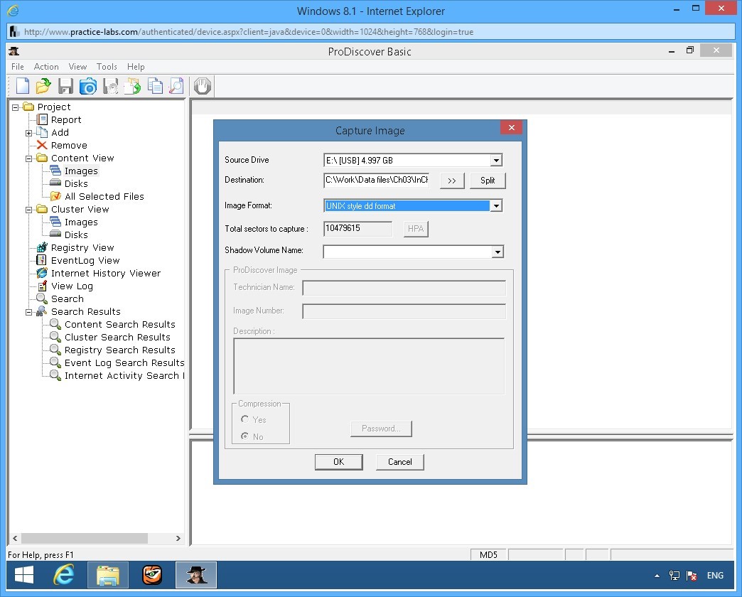Ảnh chụp màn hình Practice Labs.