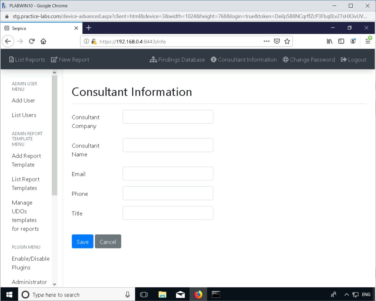 Figure 2.10 Screenshot of PLABWIN10